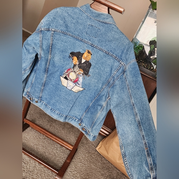Vintage Smoking Camel Joe Jean Jacket - Picture 1 of 9